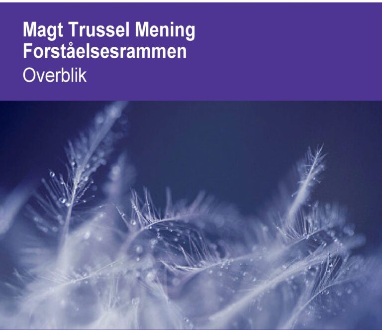 Power Threat Meaning Framework (PTMF) nu på dansk
